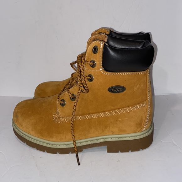 Lugz Vegan Golden Wheat Bark Empire Hi Women's Water-Resistant Boots - Picture 3 of 9